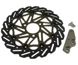 Oversized Monster Disc 280 mm. - Black staal - Gilera Runner
