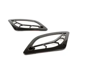 Paar Indicatorroosters MOTO NOSTRA Vespa GT GTL GTV GTS 125-300 Achter Glanzend Zwart