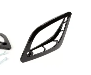Paar Indicatorroosters MOTO NOSTRA Vespa GT GTL GTV GTS 125-300 Achter Glanzend Zwart