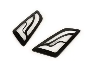 Paar Indicatorroosters MOTO NOSTRA Vespa GT GTL GTV GTS 125-300 Voorkant Mat Zwart