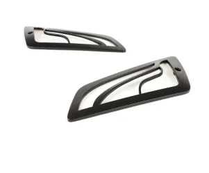 Paar Indicatorroosters MOTO NOSTRA Vespa GT GTL GTV GTS 125-300 Voorkant Mat Zwart