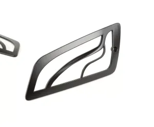 Paar Indicatorroosters MOTO NOSTRA Vespa GT GTL GTV GTS 125-300 Voorkant Mat Zwart