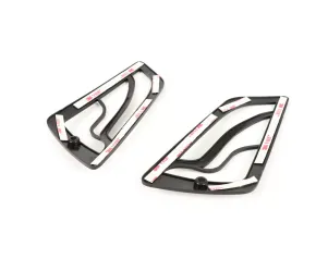 Paar Indicatorroosters MOTO NOSTRA Vespa GT GTL GTV GTS 125-300 Voorkant Mat Zwart