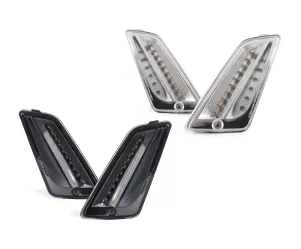 Knipperlichten voorkant Dynamisch LED met Dagrijlicht Vespa GT, GTL, GTV, GTS 125-300 HPE Supertech (2019-2022) - Smoke 