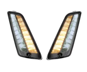Paar Richtingaanwijzers Voor MOTO NOSTRA 2K22 (2014-) Dynamisch LED Sequentieel Licht Dagrijlicht