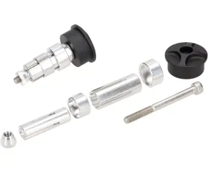 Paar Spiegels MOTO NOSTRA 1409 Aluminium CNC Ø=95mm Rond Stuuruiteinden Mat Zwart