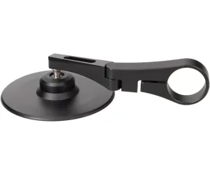 Paar Spiegels MOTO NOSTRA 1409 Aluminium CNC Ø=95mm Rond Stuuruiteinden Mat Zwart
