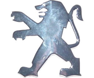 Logo / Sticker Peugeot Scooter (Leeuw Chroom) - 4x4 x 4,1 cm