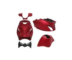 Kappenset (candy red) Zip2000 SP Evo-2 (Dichte voorkap)