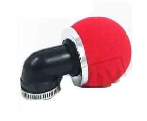 Powerfilter 'Spons' - Rood 30mm 90grd