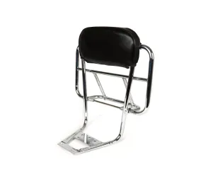 Rek Met Rugleuning incl. Kussen MOTO NOSTRA V2 Vespa PX80, PX125, PX150, PX200  Chroom