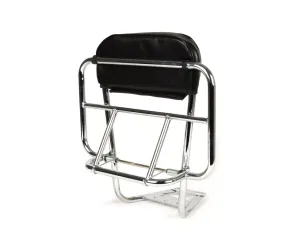 Rek Met Rugleuning incl. Kussen MOTO NOSTRA V2 Vespa PX80, PX125, PX150, PX200  Chroom