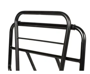 Rek Met Rugleuning MOTO NOSTRA V2 Vespa PX80, PX125, PX150, PX200  Zwart