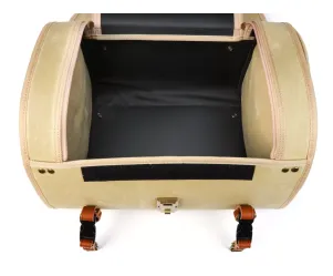 Roltas (Groot) Voor Bagagedrager (Alternatief Voor Topkoffer) Moto Nostra Classic Waxed Canvas' 480x300x270mm