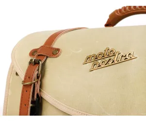 Roltas (Groot) Voor Bagagedrager (Alternatief Voor Topkoffer) Moto Nostra Classic Waxed Canvas' 480x300x270mm