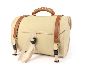 Roltas (Klein) Voor Bagagedrager (Alternatief Voor Topkoffer) Moto Nostra Classic Waxed Canvas' 330x190x180mm 