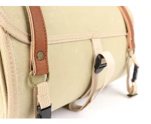 Roltas (Klein) Voor Bagagedrager (Alternatief Voor Topkoffer) Moto Nostra Classic Waxed Canvas' 330x190x180mm 