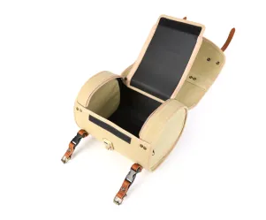 Roltas (Klein) Voor Bagagedrager (Alternatief Voor Topkoffer) Moto Nostra Classic Waxed Canvas' 330x190x180mm 