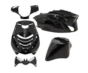 Kappenset Piaggio Zip Porsche Zwart Metallic - RS-1