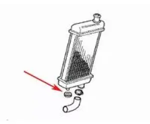 Rubber Radiateur - Derbi Senda