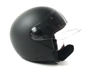 Goedkope Scooterhelm Mat zwart - model 'Street' 