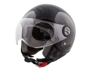 Scooterhelm Vito Loreto Glans Zwart - MAAT: M