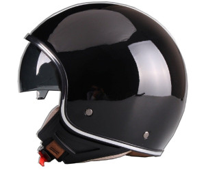 Scooterhelm Vito Special Glans Zwart S
