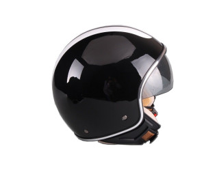 Scooterhelm Vito Special Glans Zwart S