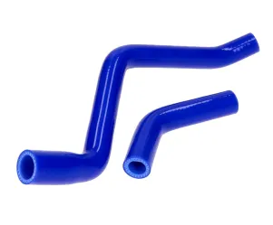 Koelslangenset silicone blauw voor Aprilia RX, SX, Derbi Senda, Gilera RCR, SMT D50B0 -17
