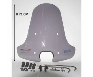 Windscherm Piaggio Zip 4T+ 2T (Zip 2000) - Hoog/Smoke