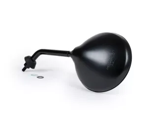 Spiegel MOTO NOSTRA Short Vespa GTS 125-250-300 GTL 125 (ZAPM 31101) Voor Rechts En Links Halfmat Zwart Rechtse Draad