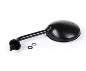 Spiegel MOTO NOSTRA Short Vespa GTS 125-250-300 GTL 125 (ZAPM 31101) Voor Rechts En Links Halfmat Zwart Rechtse Draad