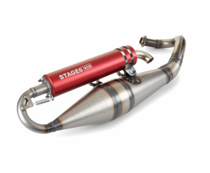 Uitlaat - Stage 6 - PRO Replica MK2 - Gilera / Piaggio - Rood