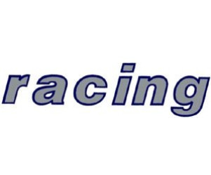 Sticker set - Aprilia Racing Groot - 2stuks Chroom