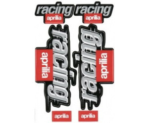 Sticker set - Aprilia racing zwart 6 delig