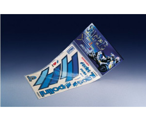 Polini stickerset Blue-line groot