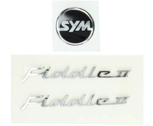 Stickerset Fiddle 2 - Chroom
