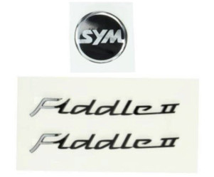 Stickerset Fiddle 2 - Zwart