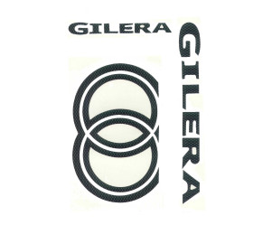 Stickerset Gilera carbon 5-delig