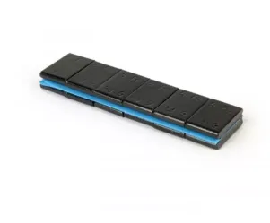 Tape a weights Voor Velgen W眉rth Zelfklevend, 60g (12x5g), Slagvaste Poedercoating  Zwart