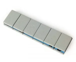 Tape a Gewichten Voor Velgen Würth Zelfklevend, 60g (12x5g), Slagvaste Poedercoating  Zilver