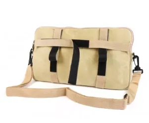 Tas Voor Bagageruimteklep (Incl. Bekerhouder) Moto Nostra Classic Waxed Canvas Geschikt Voor B.V. Vespa Lambretta Gtv Gts Hpe Supertech Touring  Beige