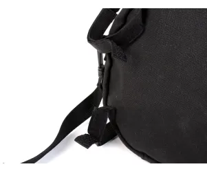 Tas Voor Reservewielhouder (incl. Bekerhoud MOTO NOSTRA Classic 'Waxed Canvas' Geschikt Voor b.v. Vespa, Lambretta Zwart