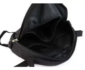 Tas Voor Reservewielhouder (incl. Bekerhoud MOTO NOSTRA Classic 'Waxed Canvas' Geschikt Voor b.v. Vespa, Lambretta Zwart
