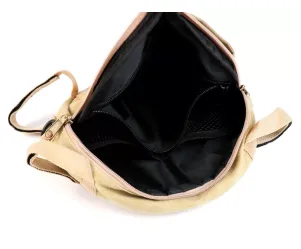 Tas Voor Reservewielhouder (incl. Bekerhouder MOTO NOSTRA Classic Waxed Canvas'- Geschikt Voor b.v. Vespa Lambretta Beige