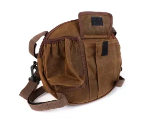 Tas Voor Reservewielhouder incl. Bekerhouder MOTO NOSTRA Classic 'Waxed Canvas' Geschikt Voor b.v. Vespa Lambretta Bruin
