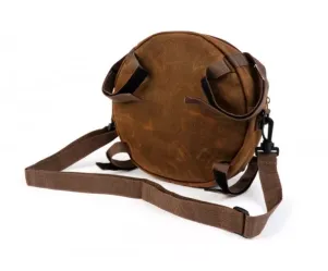 Tas Voor Reservewielhouder (Incl. Gsm Hoesje (Tot 6 2 Inch Bijv IPhone 11) Moto Nostra Classic Waxed Canvas Geschikt Voor B.V Vespa Lambretta  Bruin