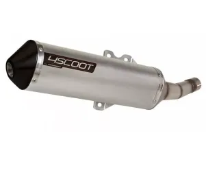 Tecnigas 4Scoot RVS uitlaat Piaggio Zip en Fly 4T 2v