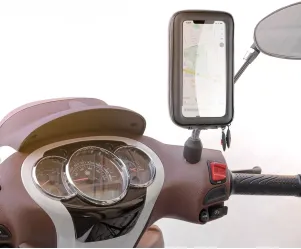 Telefoonhouder windscherm / spiegel - Lampa Smart scooter case
