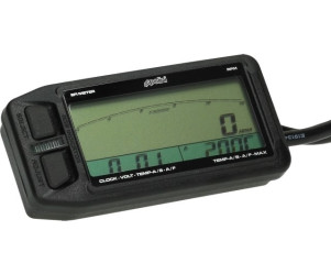 Toerenteller incl. Temperatuurmeter Polini (2t+4T)